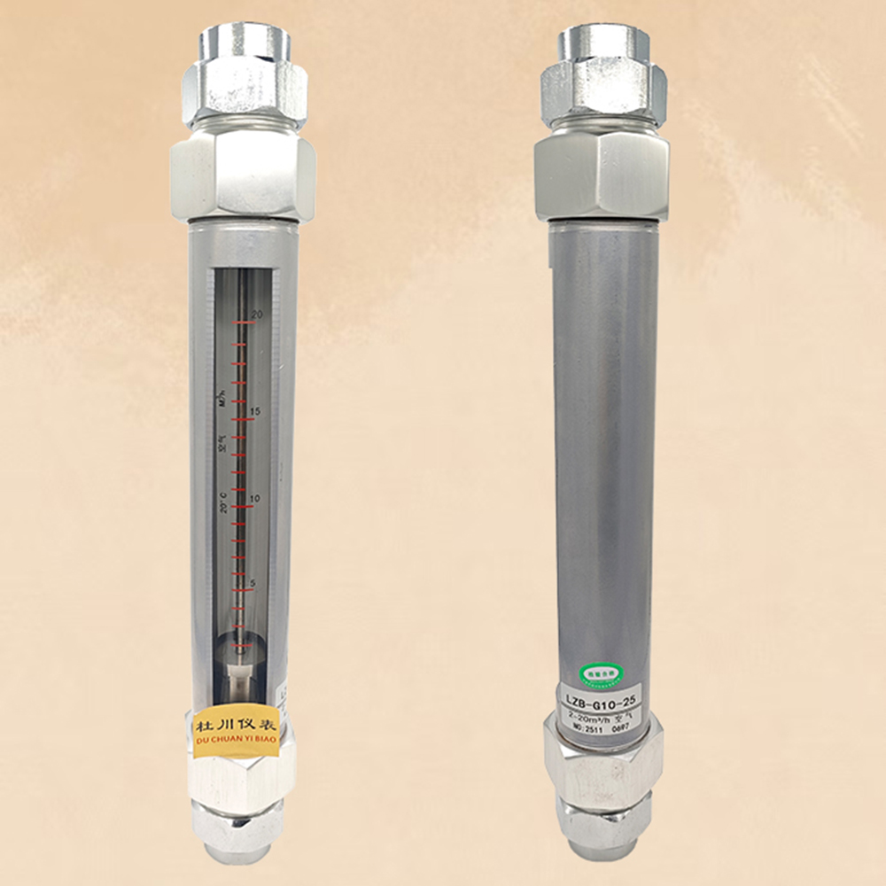 玻璃转子流量计LZB-G10-25，气体2-20M3每h，碳钢.jpg